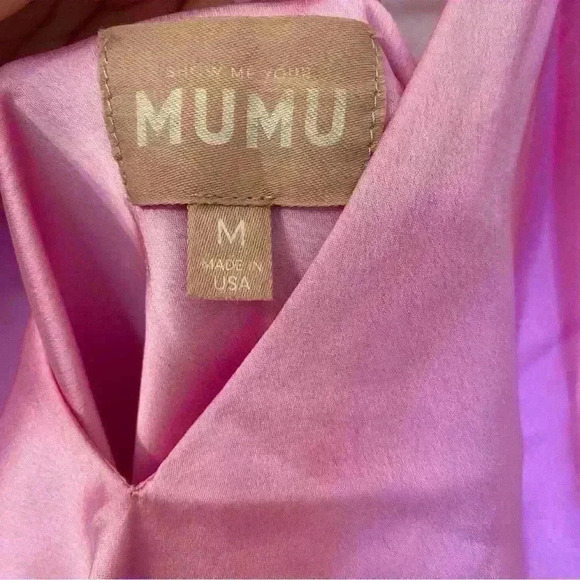 Show Me Your Mumu Jasmine Halter Mini In Pink Size M - Picture 7 of 13